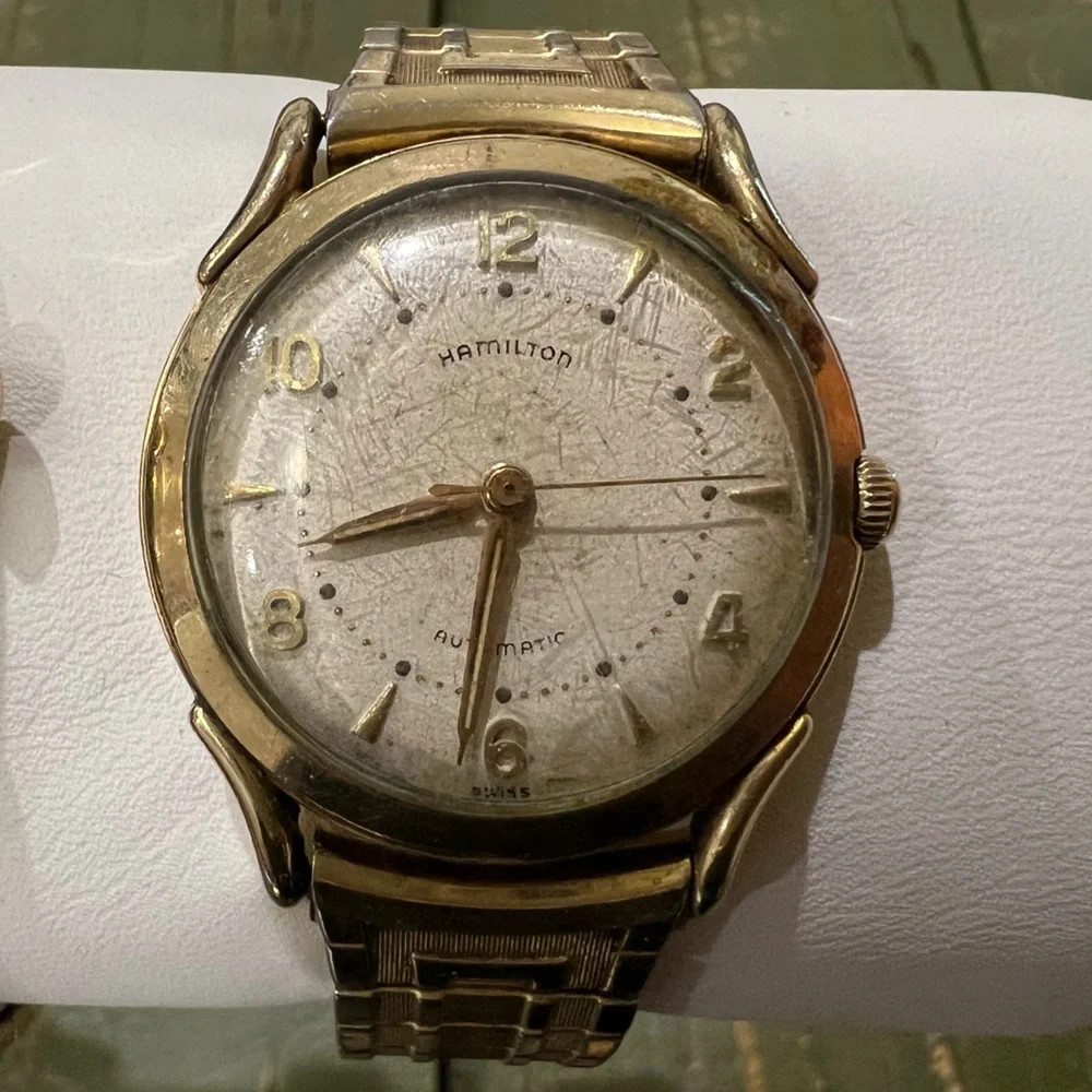 Vintage Hamilton Automatic Gold Classic Timepiece Watch